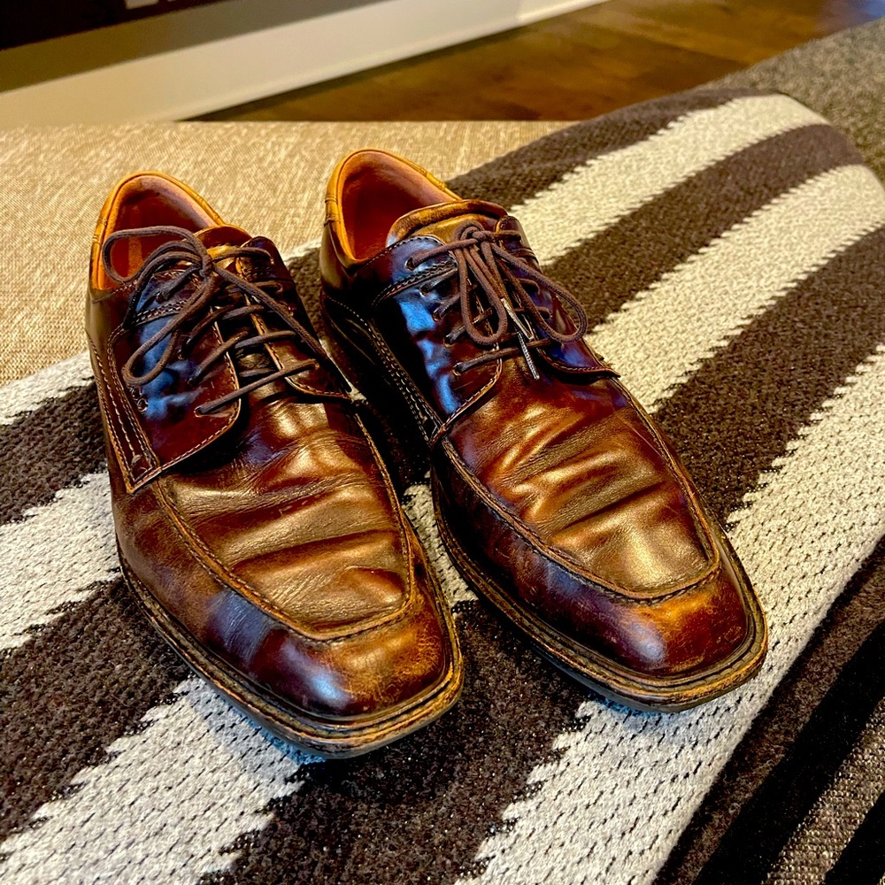 ECCO MENS OXFORDS BROWN EURO 44